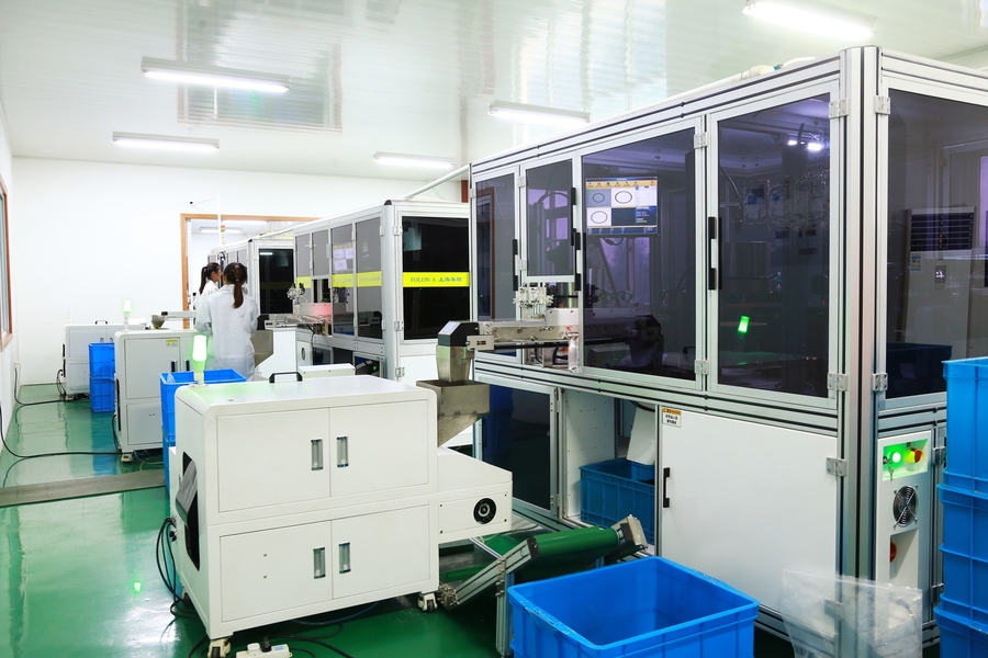 Jiangsu Kunyuan Rubber & Plastic Technology Co.,Ltd productielijn van de fabrikant